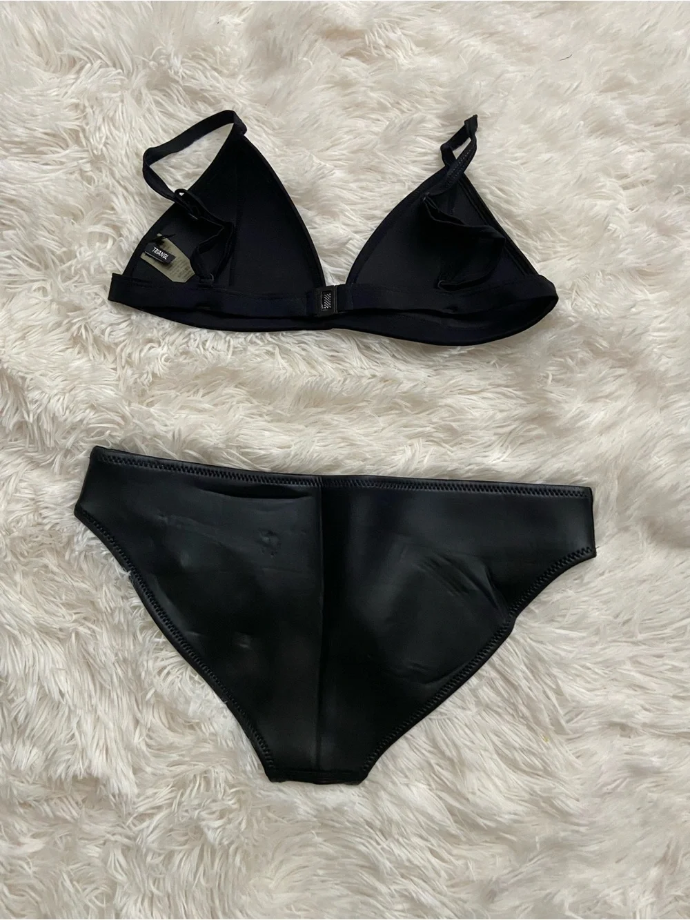 triangl swimwear Black Triangle Bikini Set